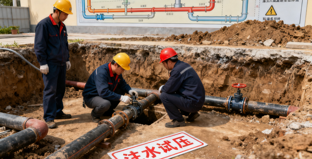 听漏仪在湿土环境下管道测试现场