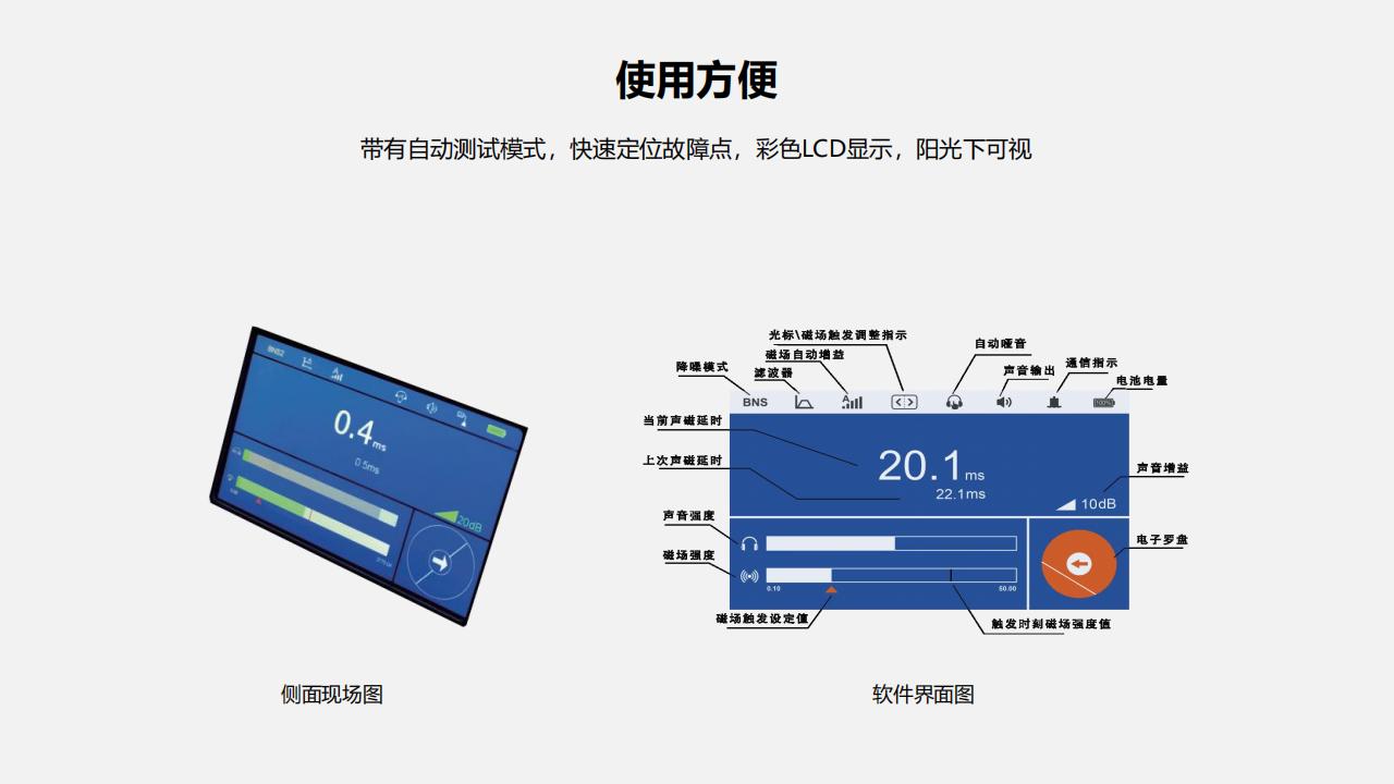 北京康高特 偃月声磁同步法电缆故障精定点仪