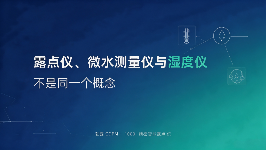 露点仪、微水测量仪与湿度仪区别
