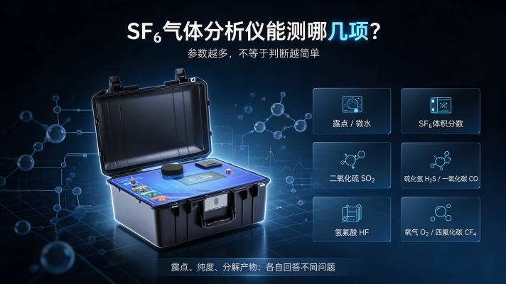 <a href='https://www.kanggaote.com/products/c/SF6-comprehensive_tester'>SF6</a>综合测试仪能测哪几项参数